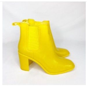 ISO Jeffery Campbell Hurricane Rain Boots | Yellow | 8